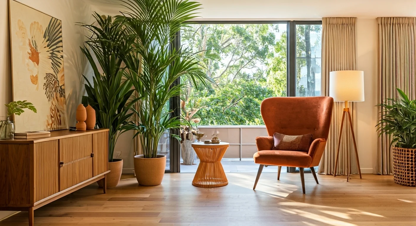 Trendy Australian living room design